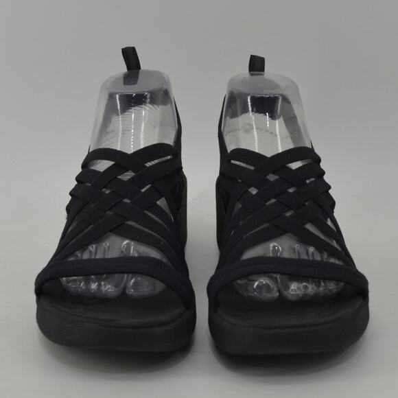 Skechers Womens Size 10 Pier-Lite Wedge Sandals Stretchy - Picture 3 of 16